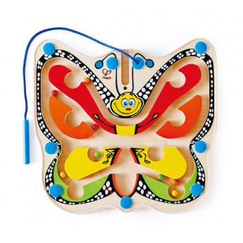 Magnetický labyrint s kuličkou-Barevný motýl