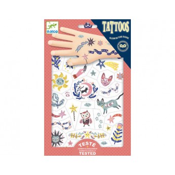 Tetování Šťastné sny, svítící ve tmě