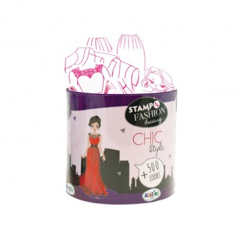 Razítka pro děti Převlékací panenky - Večerní šaty