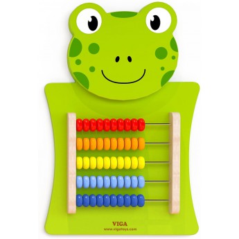 Viga Dřevěné nástěnné počítadlo Žabka