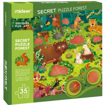 Detektivní puzzle - Tajemný les 35 ks