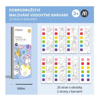 MiDeer Malování vodovými barvami - Dobrodružství