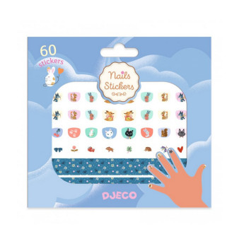 Djeco Samolepky na nehty - Zvířátka