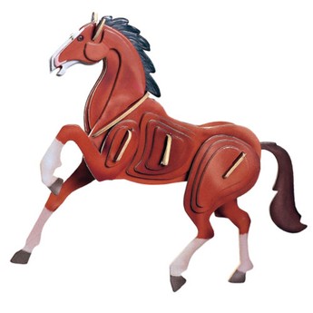 3D Puzzle - Kůň