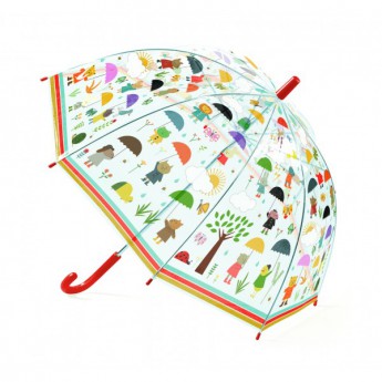 Dětský deštník V dešti
