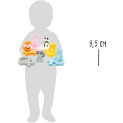 Small Foot Dřevěné vkládací puzzle zvířátka