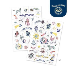 Tetování Šťastné sny, svítící ve tmě