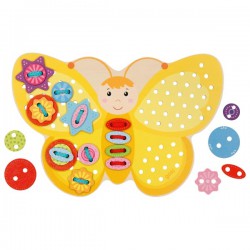 Provlékací hračka – Žlutý motýlek