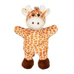 Maňásek na ruku pro děti – Žirafa