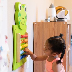 Viga Dřevěné nástěnné počítadlo Žabka