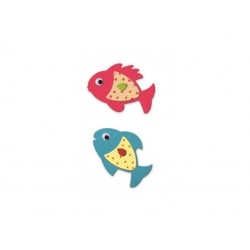 Djeco Samolepkový set roztomilé rybičky