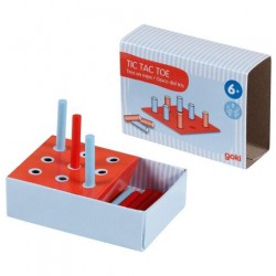 Goki Mini karetní hra v krabičce od sirek - Piškvorky
