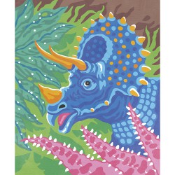 Janod Atelier Sada Maxi Malování s čísly Dinosauři