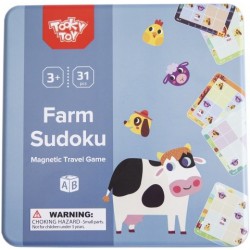 Tooky Toy Magnetické sudoku Farma