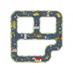 Tooky Toy Puzzle Cesta pro autíčka