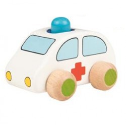 Goki Autíčko s houkačkou - Ambulance