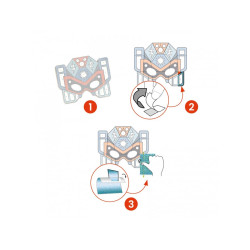 Djeco DIY Masky superrobotů k dotvoření
