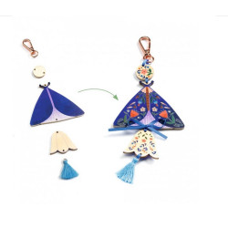 Djeco Dřevěné přívěsky Motýlci