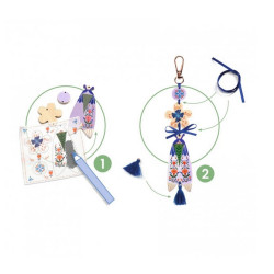 Djeco Dřevěné přívěsky Motýlci