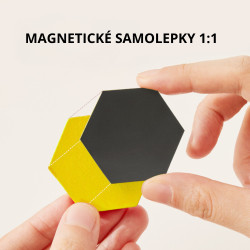 MiDeer Magnetická stavebnice geometrické tvary 250 ks
