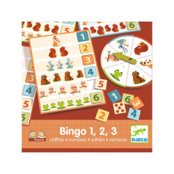 Djeco Edukativní hra Eduludo Bingo 1, 2, 3