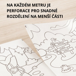 MiDeer Omalovánka v roli samolepící - Kouzelná zoo 4 metry