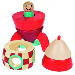 Janod Skládací magnetická raketa