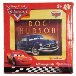 Dřevěné puzzle Cars 12 dílků - Doktor Hudson