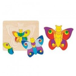 Vícevrstvé puzzle – Motýlek