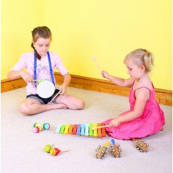 Dětské hudební nástroje - Dřevěný xylofón
