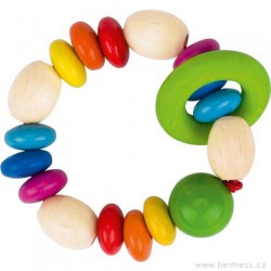 Duhové perličky – hračka do ruky pro miminka