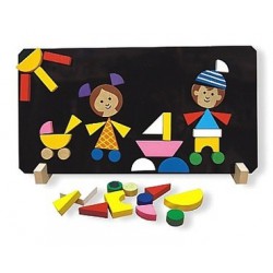 Magnetické puzzle děti