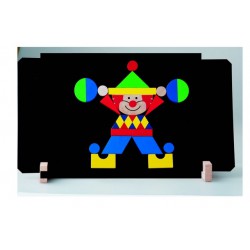 Magnetické puzzle klauni